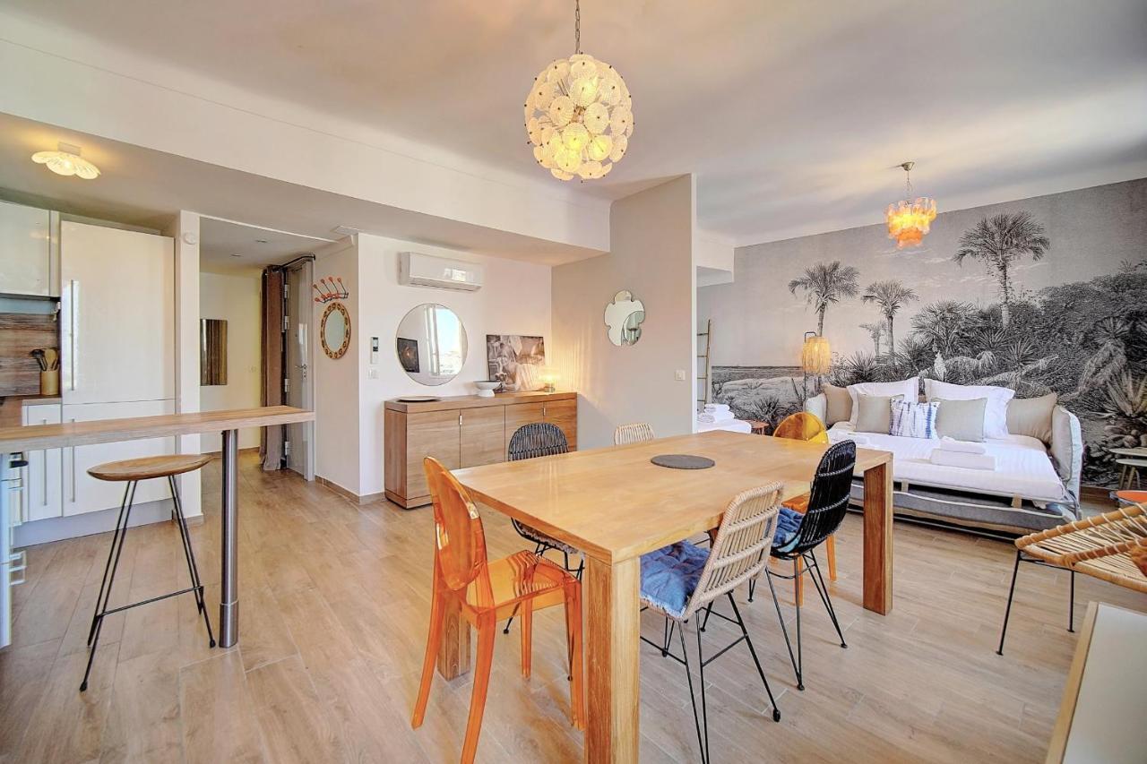 Immogroom - Sea View Apartment - 3 Min From Beach - Ac كان المظهر الخارجي الصورة