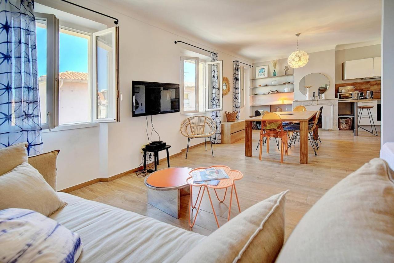 Immogroom - Sea View Apartment - 3 Min From Beach - Ac كان المظهر الخارجي الصورة