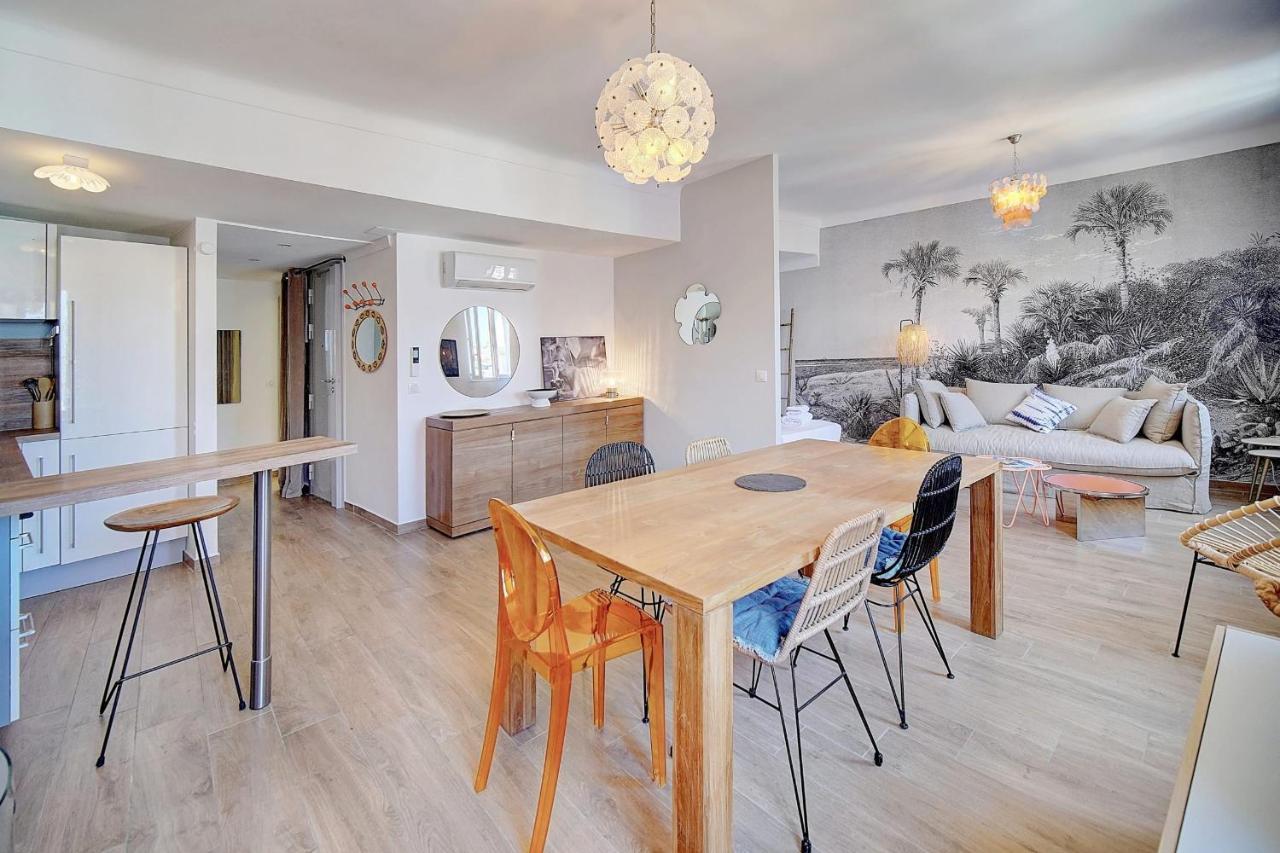 Immogroom - Sea View Apartment - 3 Min From Beach - Ac كان المظهر الخارجي الصورة
